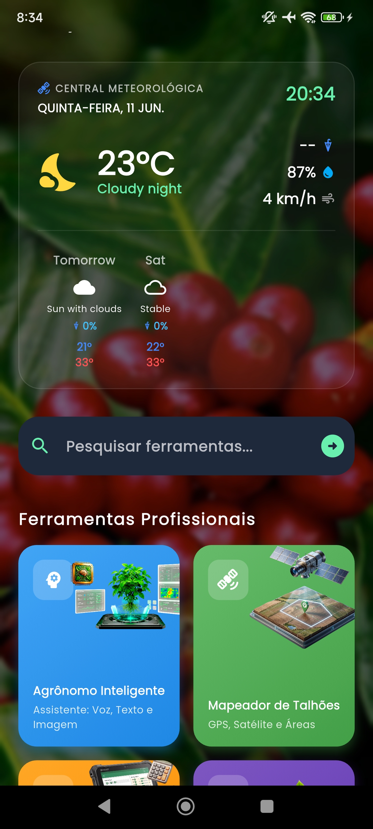Print do App Agro Expert